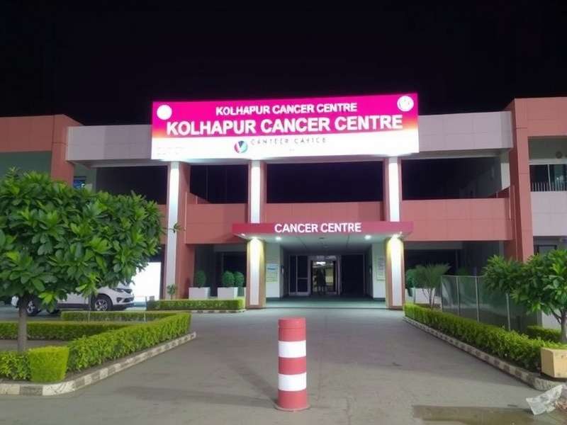 Modern hospital building of Kolhapur Cancer Centre